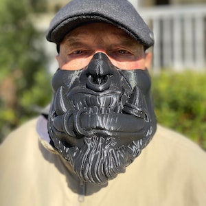 Warcraft Orc Cosplay Mask: 3D Printed Breathable Face Mask
