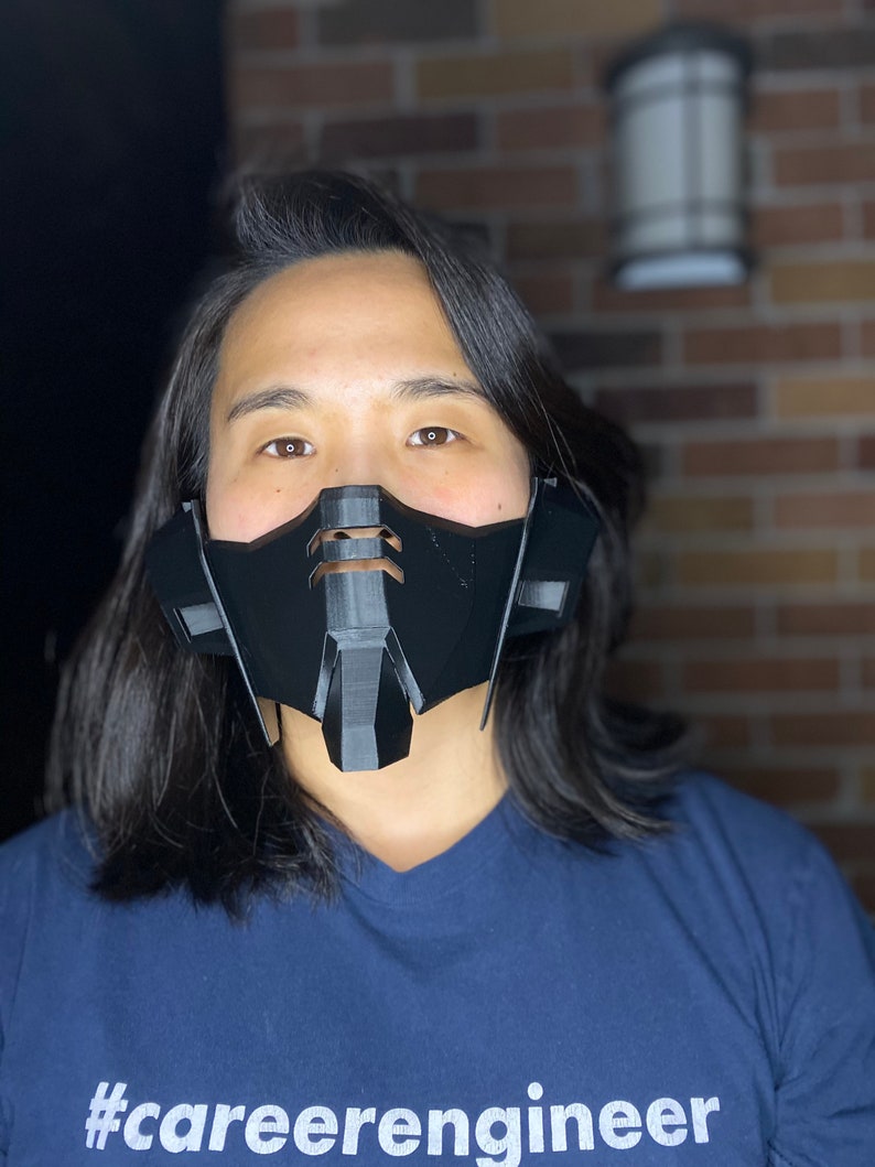 12 Colors Breathable Fast Shipping Made in US 3D Printed Anime Battle Mech Cosplay Mask