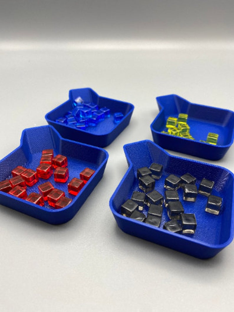 3D Printed Stackable Game Piece Holder 4 Pack Etsy