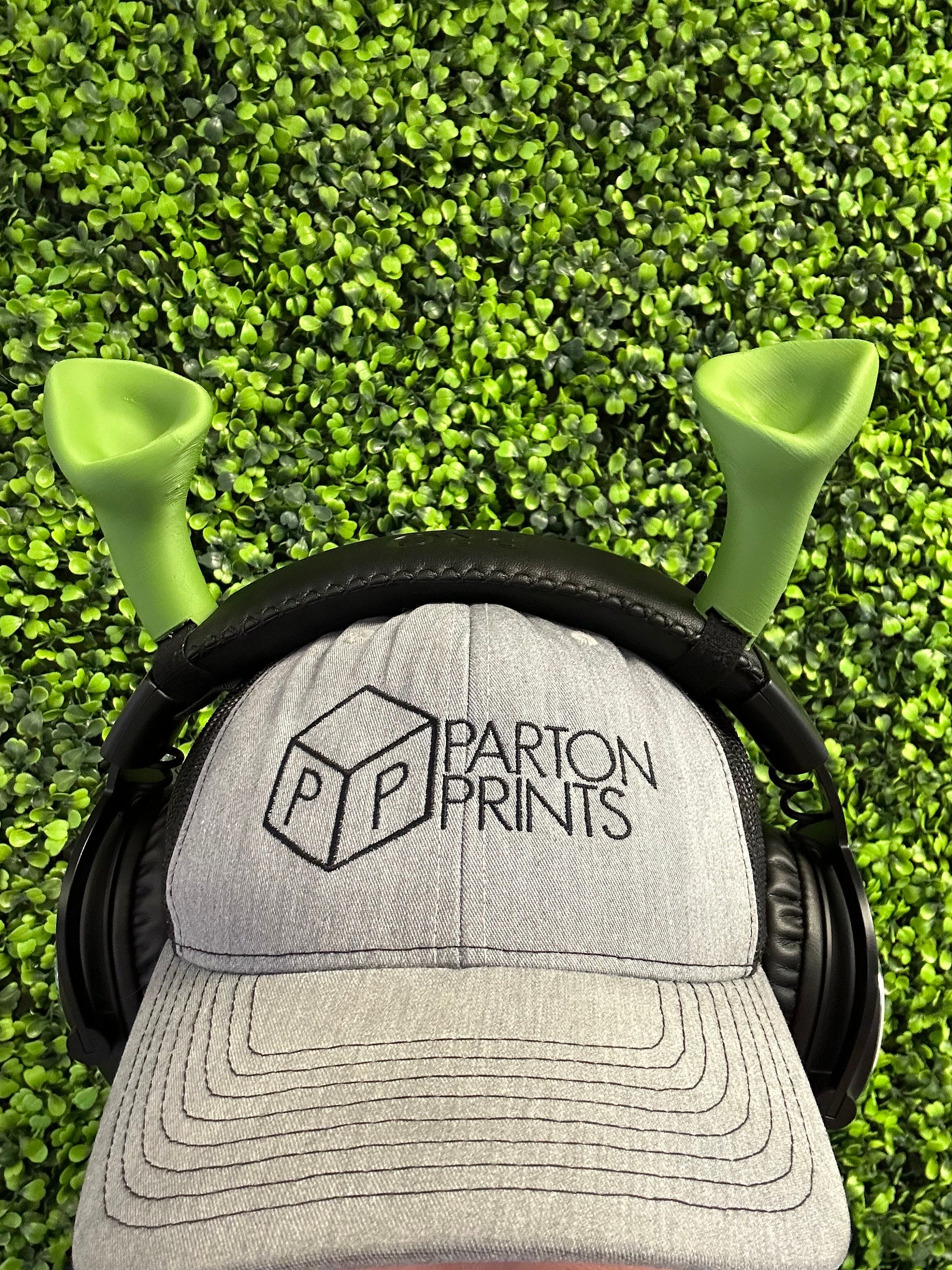 Ogre Ears for Headset for Gamers, Tiny Imp Demon Horn, Live Streaming Props, Witchy Goth Gaming Accessories, Gamer Gift