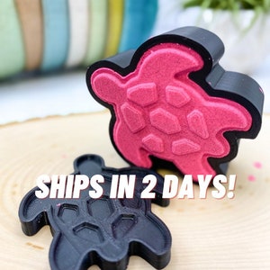 Bath Bomb Molds for Bath Bomb Makers - Turtle Shaped Mold for Bubble Bath Shower Bombs