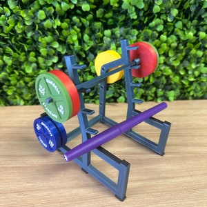 Soporte para bolígrafo para sentadillas, regalo de levantamiento de pesas para él, soporte para bolígrafo Fitness Journey para propietario de gimnasio en casa, accesorios para equipos de gimnasio