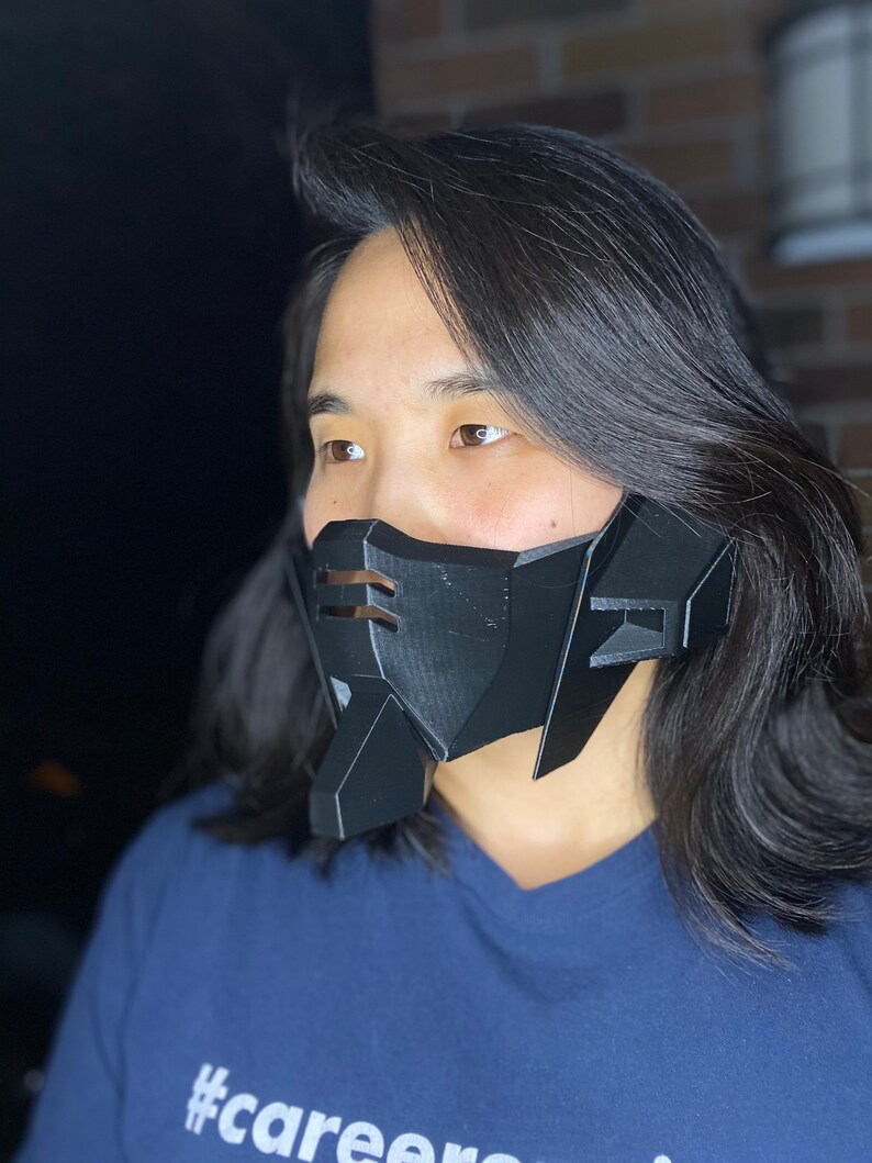 12 Colors Breathable Fast Shipping Made in US 3D Printed Anime Battle Mech Cosplay Mask