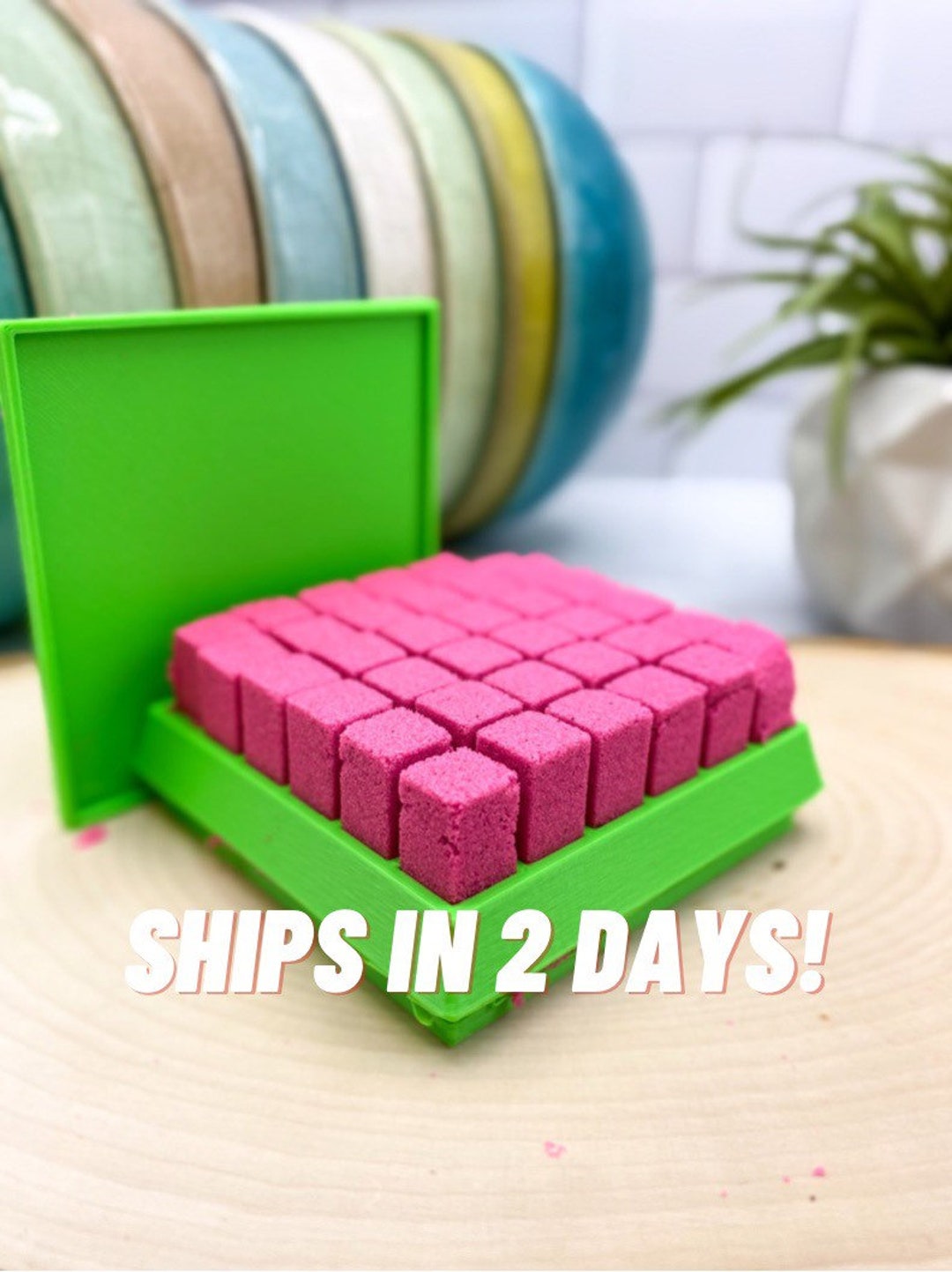 Bath Bomb Molds for Bath Bomb Makers 6x6 Imbed Make Shaped Mold for