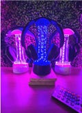 Personalized Headphone Stand Gifts For Gamers, Headset Holder, Custom Gamertag Light Sign for Gaming