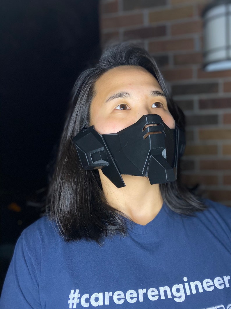 12 Colors Breathable Fast Shipping Made in US 3D Printed Anime Battle Mech Cosplay Mask