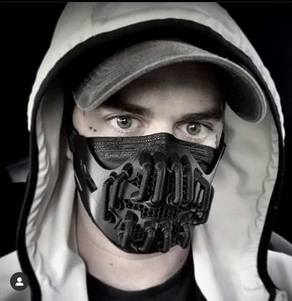 Bane Cosplay Mask by DSK001 Villain Face Mask Made in US Etsy Australia