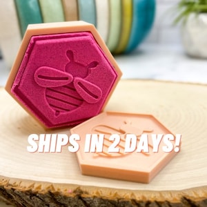 Bath Bomb Molds for Bath Bomb Makers - Honey Bee Shaped Mold for Bubble Bath Shower Bombs