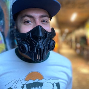 Cosplay Mask: Steampunk Robot Face Mask, Breathable3D Printed