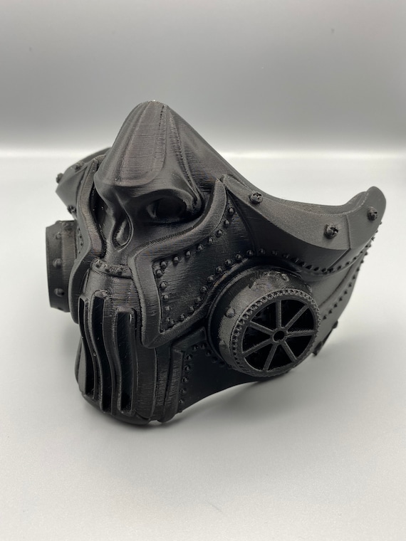 Cosplay Mask: Steampunk Robot Face Mask, Breathable3d