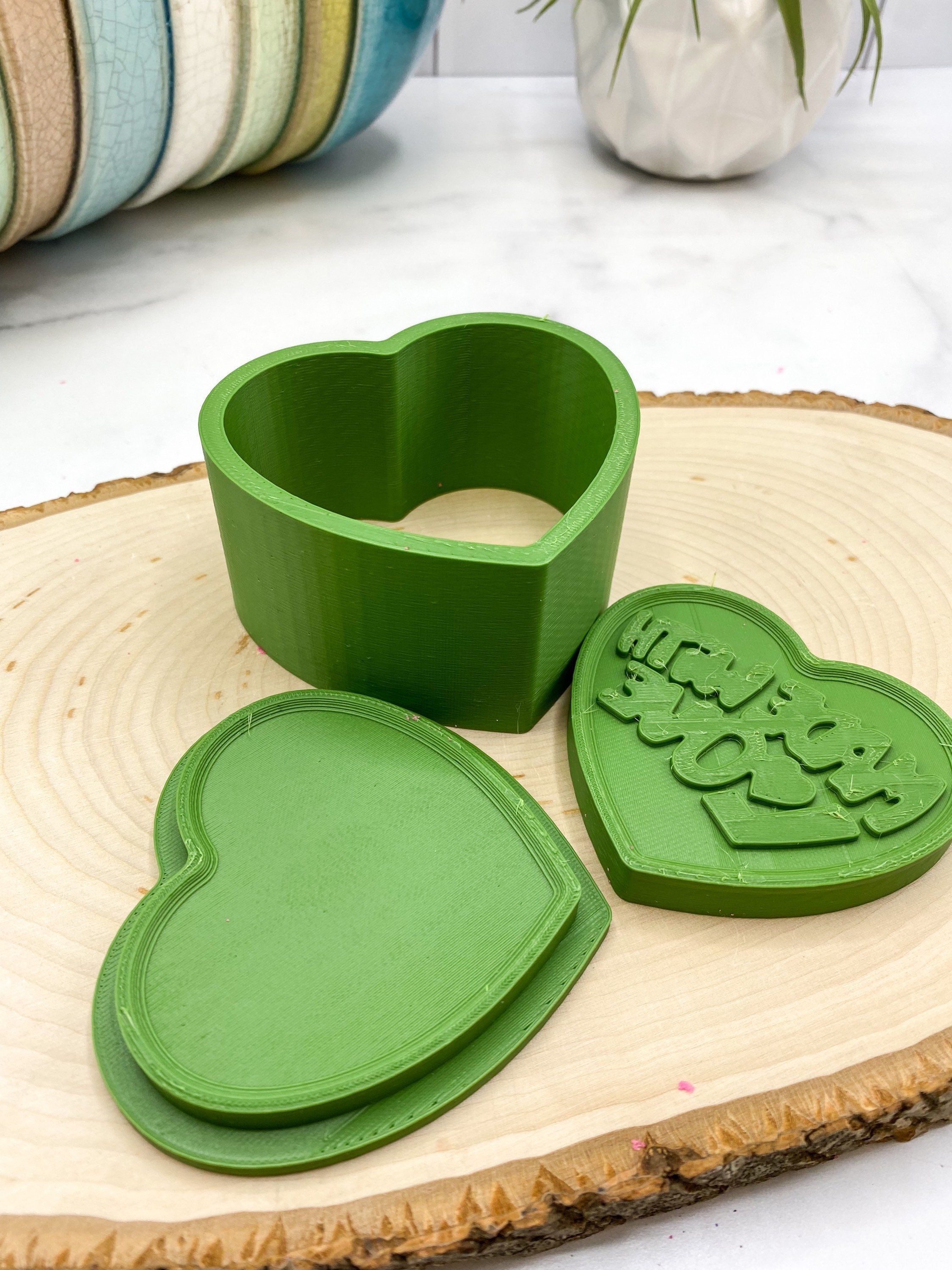 Bath Bomb Molds for Bath Bomb Makers Made With Love Shaped 