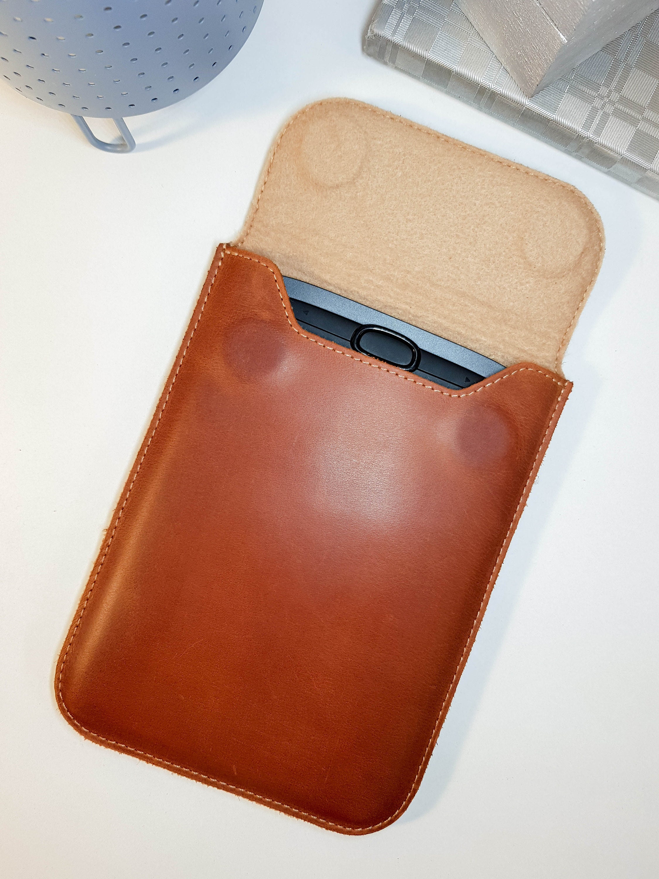 Leather case for Pocketbook Ereader universal ebook case Etsy