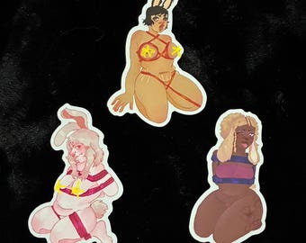 Rope Bunnies Shibari Sticker Set