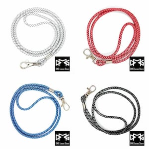 Reflective Rope Lace Lanyard / Neck strap ID Strap Badge Holder keychain safety