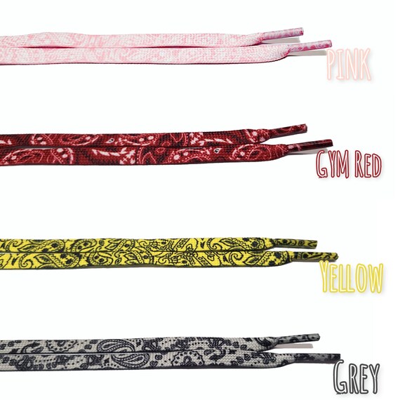 Paisley Bandana Stampa Piatta Lacci per Scarpe Per Air Force 1 | Etsy Italia