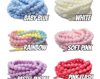 Marshmallow Shoelaces For AIr Force Max Dunk SB 1 Rainbow