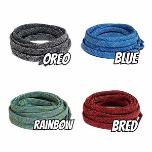 Braided Rope Laces for Sneakers Grinch Green / 48