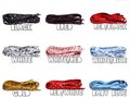 Cement Speckle Flat Shoe Laces For Air AJ Jordan 4 IV Red White Oreo University Blue Dunk product logo