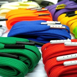 Premium Flat Shoe Laces For Vapormax Flyknit 360 Air Max Force Sneaker New 48"