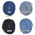 Denim Flat Laces for AJ Jordan 4 6 Dunk Air SB Force Max 1 90 Light Blue Black product logo