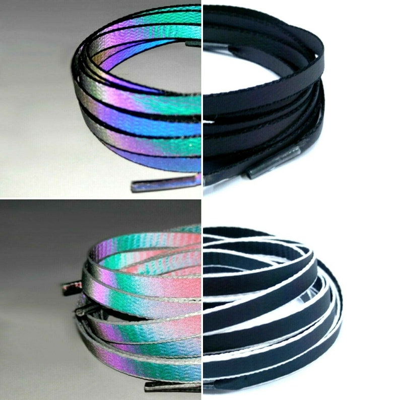 iridescent shoe laces