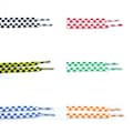 51" Checkered Flat Shoelaces For SK-8 Fashion product logo