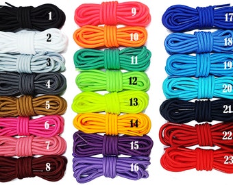 Lacci in corda da 55&quot; 140 cm per Air AJ Jordan 9 12 Flight Lacci per scarpe da basket PG Sneakers Stile rotondo Scarpe sportive 23 colori