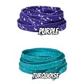 Cement Print Shoelaces for Air AJ Jordan V 5 Grape Purple Turquoise Jade product logo