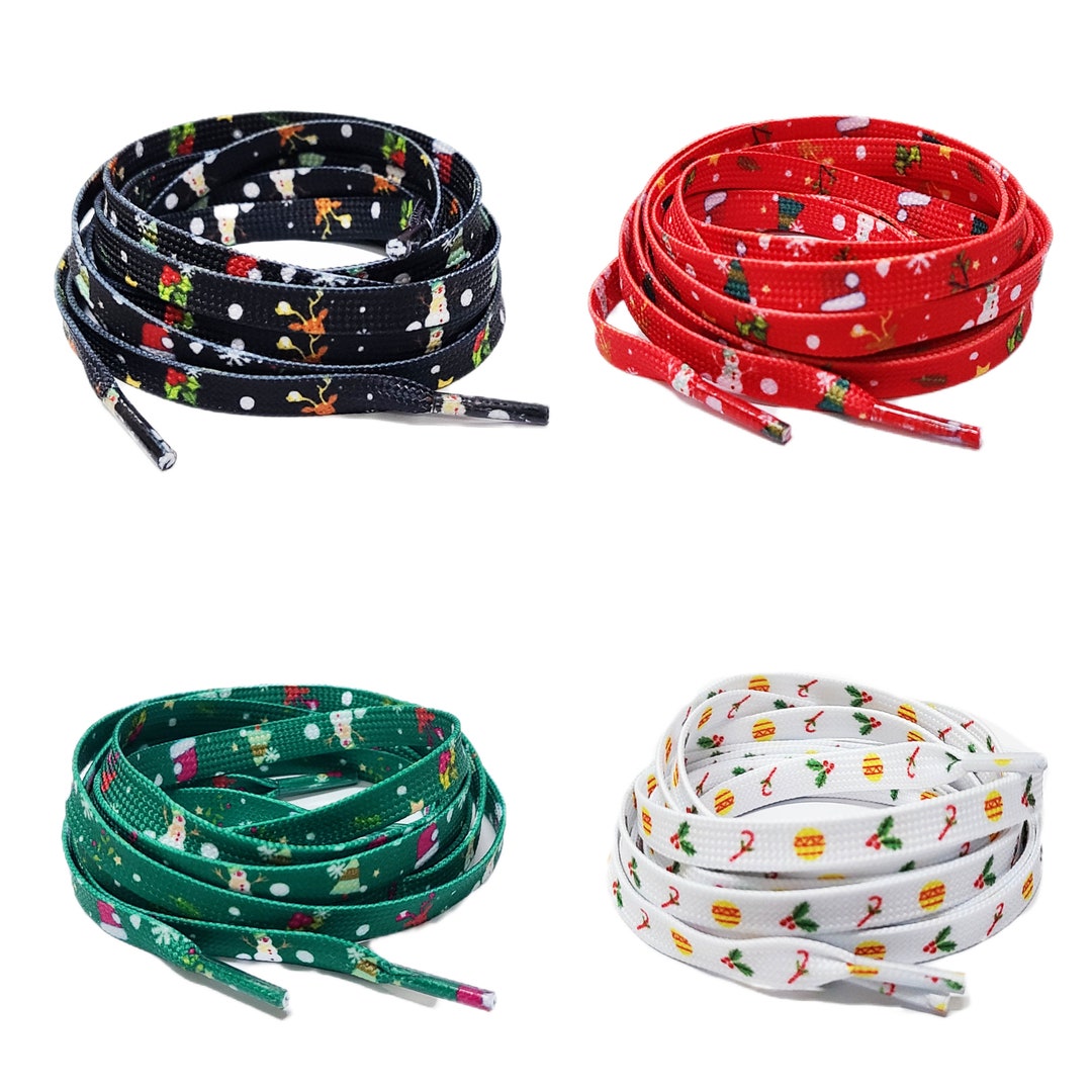 Christmas Shoelaces Christmas Shoe Accessaries X'max Gift Etsy