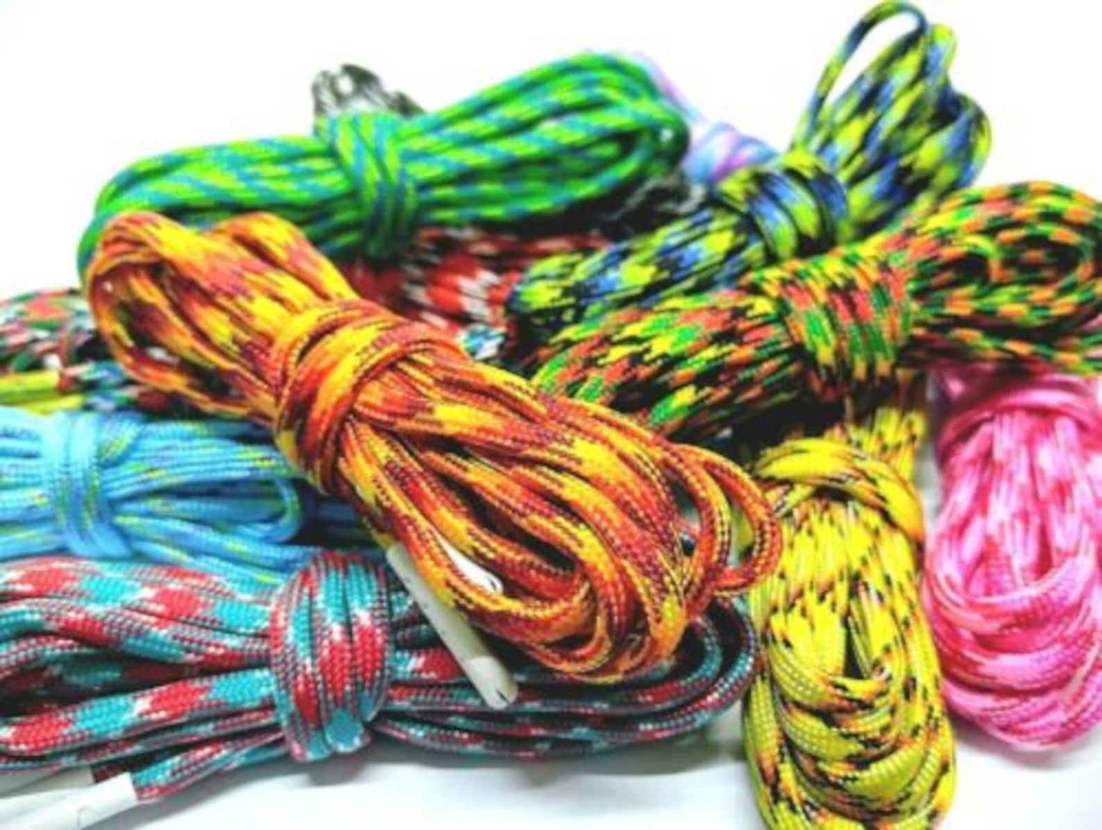 Multicolour Gunny Rope Multicolour Rope Shoe Laces for Walking Hiking Boots Cord 4mm ...