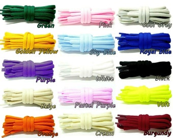 Over 50+ Colours Thick Fat Oval Shoe Laces Replacements Laces for Dunk SB Low Hi