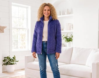 High Collar Jacket PDF Sewing Pattern, Unlined, Zip Front, Side Pockets, (M-4XL) (A0,A3,A4,Letter) English and Afrikaans