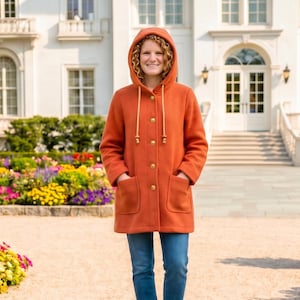 Hooded Blanket Coat Pdf Sewing Pattern, S-4XL, (A0,A4,A3,Letter), English & Afrikaans instructions, Beginner friendly
