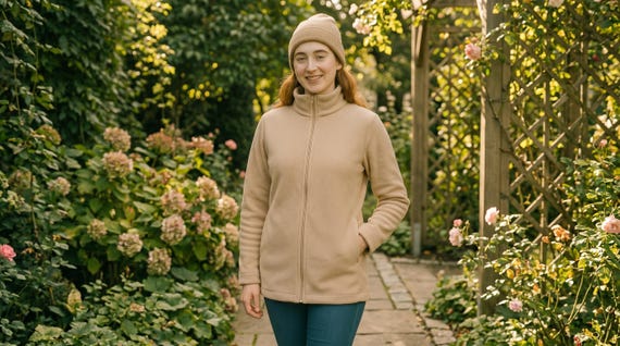 Casual Jacket Pdf Sewing Pattern, side seam pockets, M-4XL, (A0,A3,A4,Letter) English and Afrikaans Beginner friendly