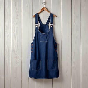 Women&#39;s Dungaree Dress Sewing Pattern (PDF)