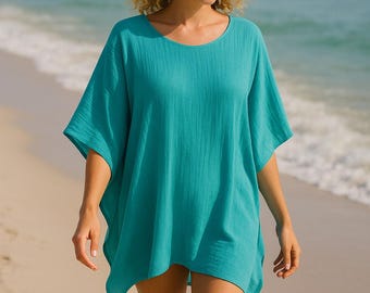 Mini Kaftan Sewing Pattern: XS-4XL, A4/A3/A0 Formats (PDF Download)