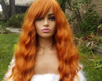 red ginger wig