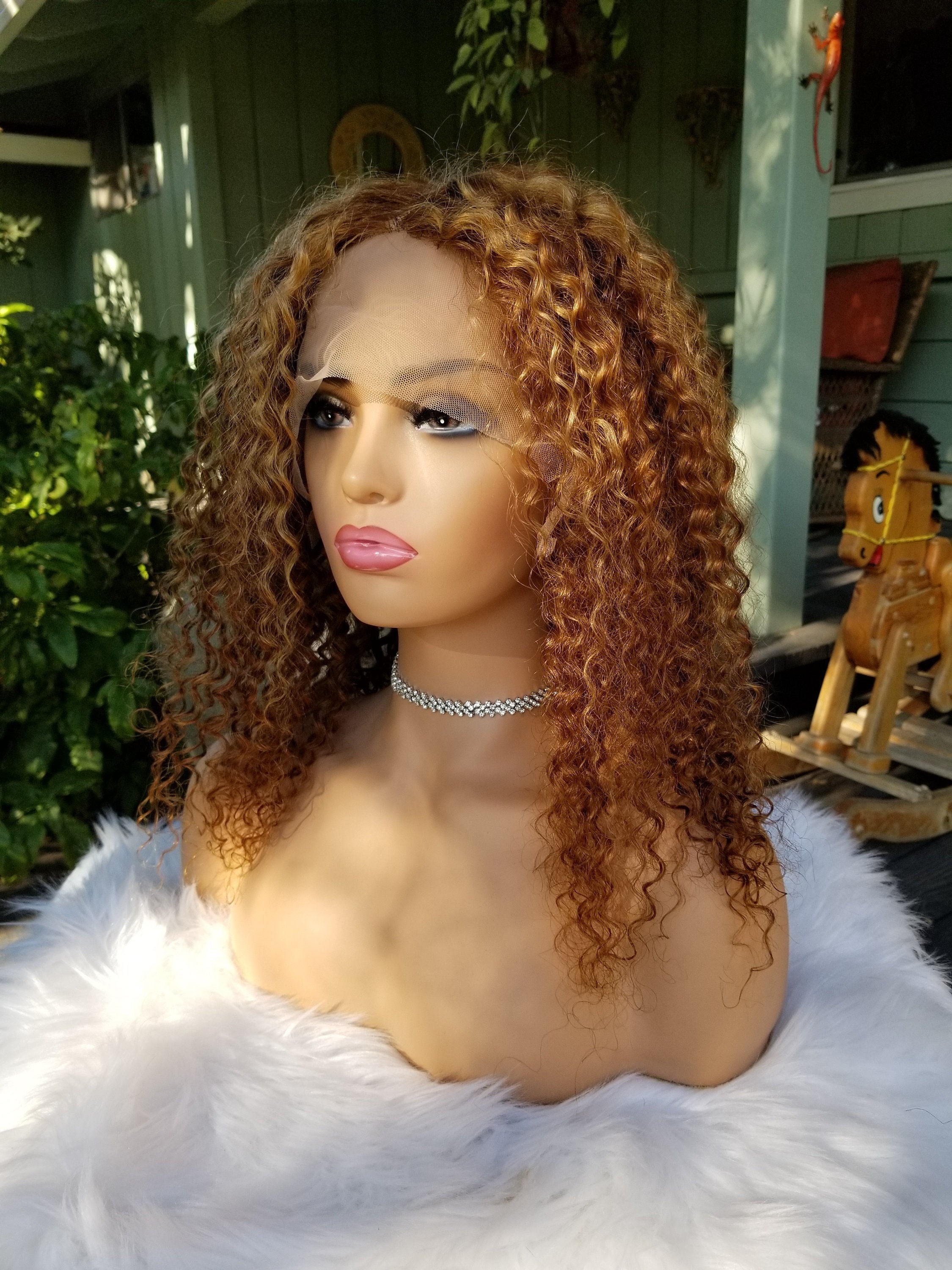 Maya - 100% Human Textured Hair Mannequin