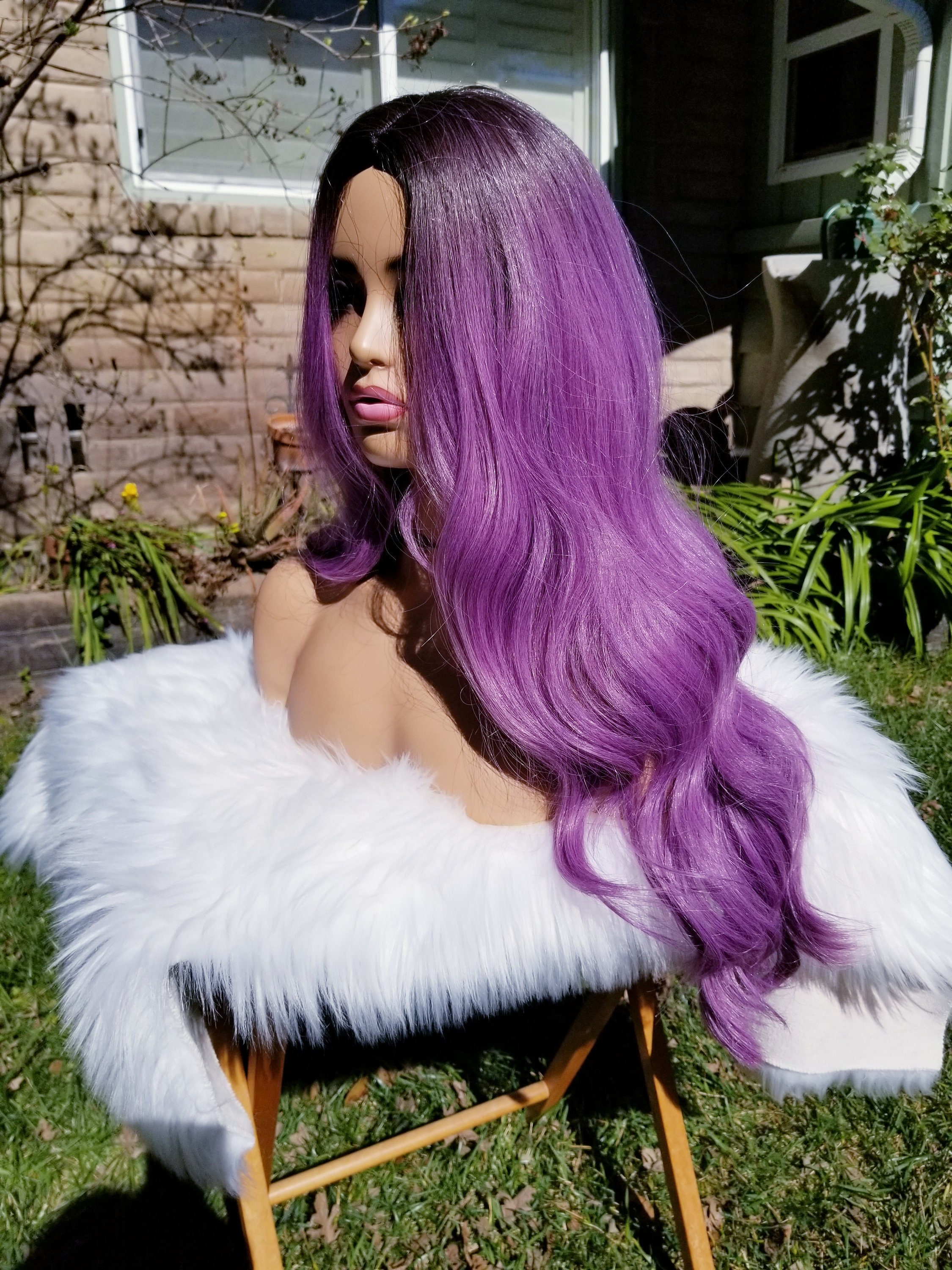 Babelicious Wig Adult Purple Babelicious Wig Adult Purple