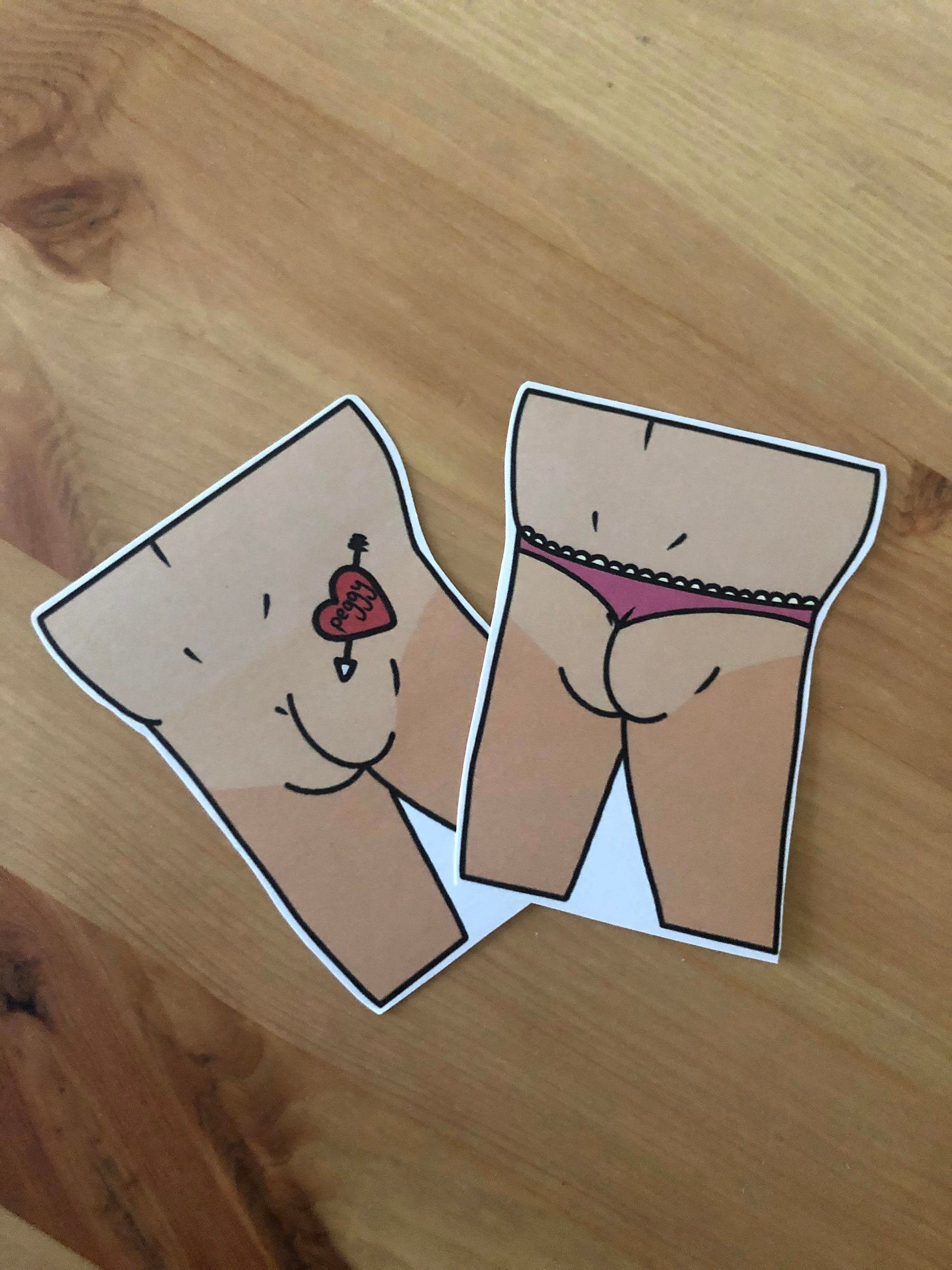 Hank Hill's Butt Vinyl Covered Sticker Set - Etsy