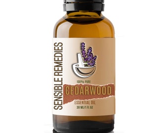 Cedarwood Essential Oil 100% Pure Sensible Remedies