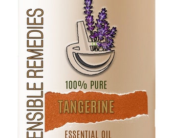 Tangerine Essential Oil 100% Pure Therapeutic Grade Essential Oil 5 mL+ Sensible Remedies