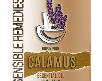 Calamus Essential Oil 100% Pure and Natural Distilled 5mL+ Sensible Remedies