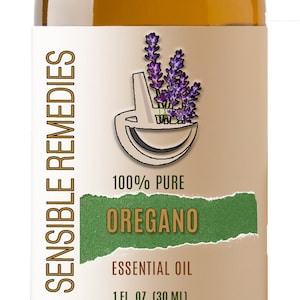 Oregano Essential Oil 100% Pure Therapeutic Grade Essential Oil 5 mL+ Sensible Remedies