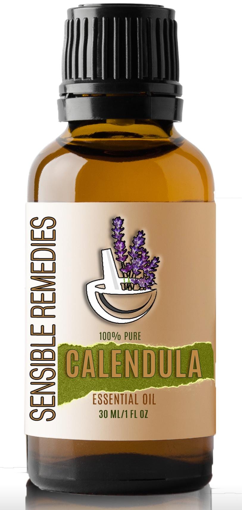 Calendula Oil 100% Pure Essential Oil and Natural Therapeutic Aromatherapy Grade - 5mL+ Sensible Remedies