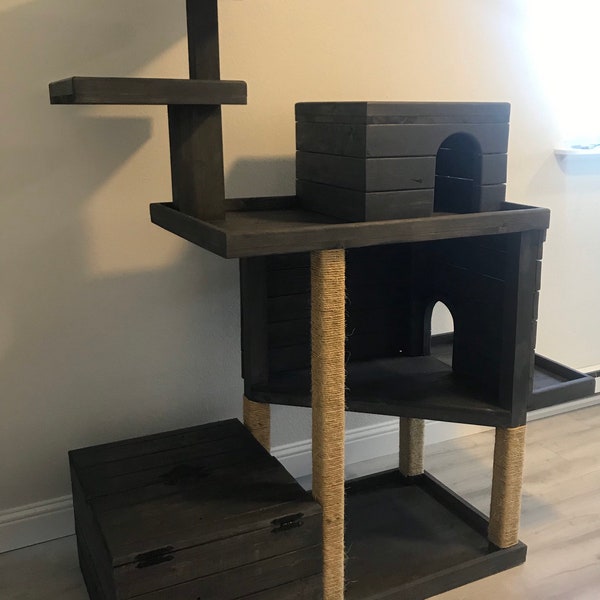 Cat Tower Etsy