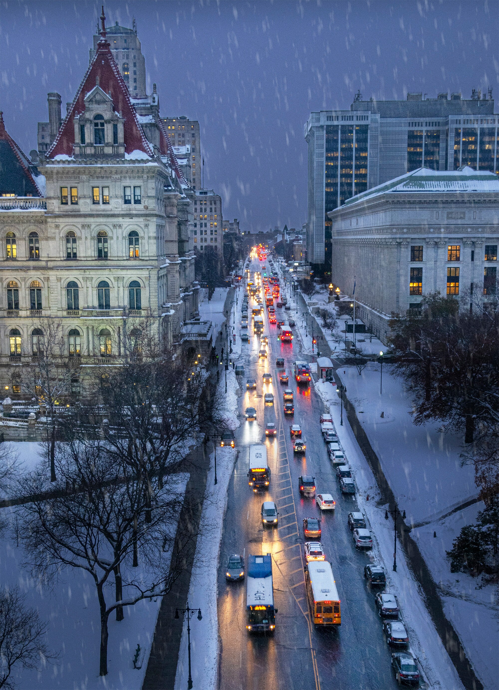 Winter View From The Belfry Albany NY Photo Print Etsy