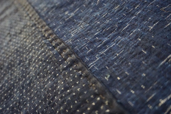 MEIJI ERA Sashiko Stitched Work Jacket / Antique … - image 10