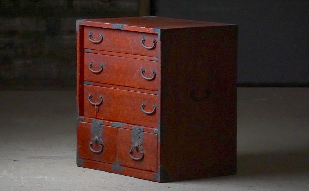 豪華アンティーク桐箪笥　Antique Japanese tansu chest 20x21