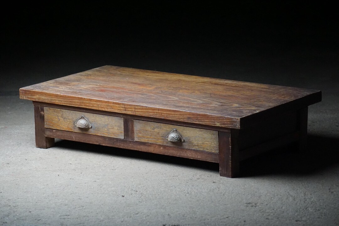 Atelier Low Table / Stool / Japanese Antiques F277 - Etsy
